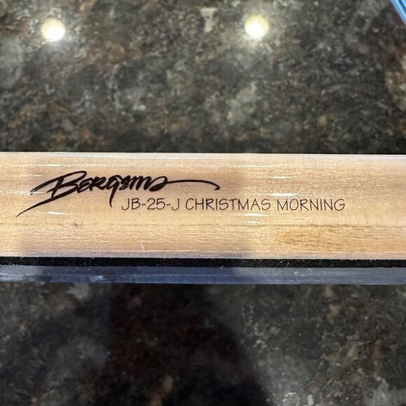 Vintage Jody Bergsma Rubber Stamp JB-25-J Christmas Morning Wood Mounted Large - Picture 8 of 8